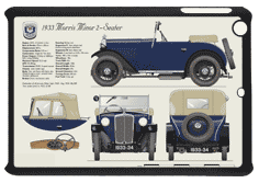 Morris Minor 2 Seat Tourer 1933-34 Small Tablet Covers